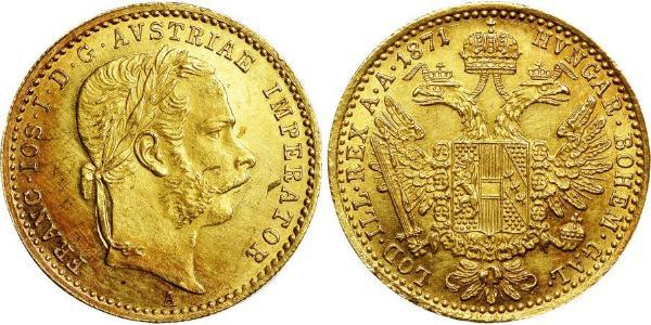 1 Ducat Impero austro-ungarico (1867-1918) Oro Franz Joseph I (1830 - 1916)