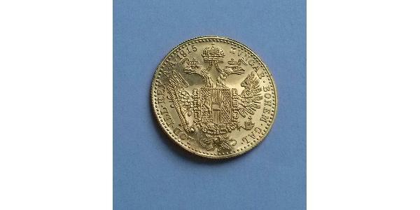 1 Ducat Impero austro-ungarico (1867-1918) Oro Franz Joseph I (1830 - 1916)