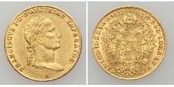 1 Ducat Monarchia asburgica (1526-1804) Oro Francis II, Holy Roman Emperor (1768 - 1835)