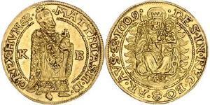 1 Ducat Monarchia asburgica (1526-1804) Oro Matthias, Holy Roman Emperor (1557 - 1619)