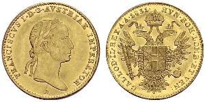 1 Ducat Monarchia asburgica (1526-1804) Oro Francis II, Holy Roman Emperor (1768 - 1835)