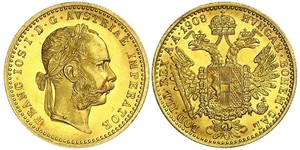 1 Ducat Monarchia asburgica (1526-1804) Oro Franz Joseph I (1830 - 1916)