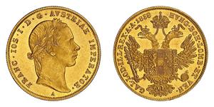 1 Ducat Monarchia asburgica (1526-1804) Oro Franz Joseph I (1830 - 1916)