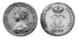 1 Ducat Principado de Ansbach (1398–1792) Oro Charles William Frederick, Margrave of Brandenburg-Ansbach (1712 – 1757)