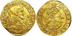 1 Ducat Principality of Transylvania (1571-1711) Oro Gabriel Bethlen, Príncipe de Transilvania (1580-1629)