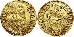 1 Ducat Principality of Transylvania (1571-1711) Oro Jorge Rákóczi II (1621 -1660)