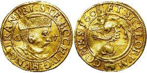 1 Ducat Principality of Transylvania (1571-1711) Oro Esteban Bocskai  (1557 - 1606)