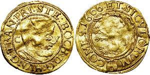 1 Ducat Principality of Transylvania (1571-1711) Oro Esteban Bocskai  (1557 - 1606)