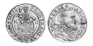 1 Ducat Principality of Transylvania (1571-1711) Oro Gabriel Bethlen, Príncipe de Transilvania (1580-1629)