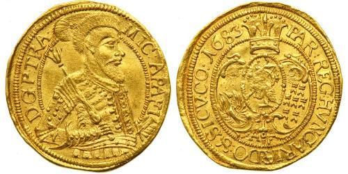 1 Ducat Principato di Transilvania (1571-1711) Oro Michael Apafi, Prince of Transylvania (1632 - 1690)