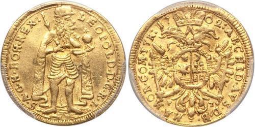 1 Ducat Principato di Transilvania (1571-1711) Oro Leopoldo I d