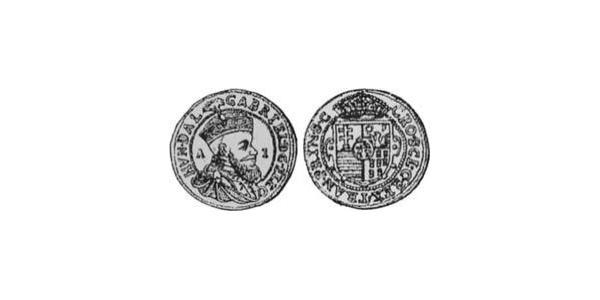 1 Ducat Principato di Transilvania (1571-1711) Oro Gabriele Bethlen (1580-1629)
