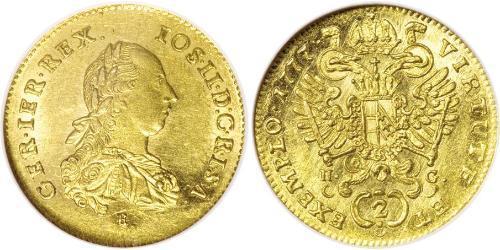 1 Ducat Principato di Transilvania (1571-1711) / Sacro Romano Impero (962-1806) Oro Joseph II, Holy Roman Emperor  (1741 - 1790)