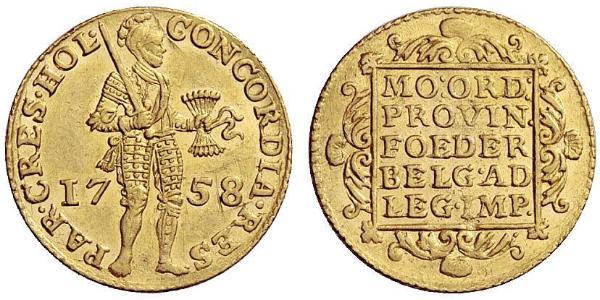 1 Ducat Provincias Unidas de los Países Bajos (1581 - 1795) Oro 