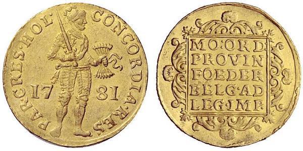 1 Ducat Provincias Unidas de los Países Bajos (1581 - 1795) Oro 