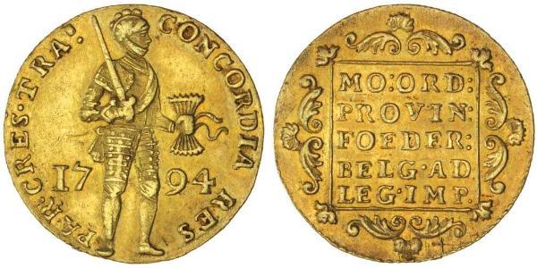 1 Ducat Provincias Unidas de los Países Bajos (1581 - 1795) Oro 