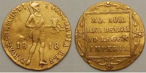1 Ducat Regno dei Paesi Bassi (1815 - ) Oro 