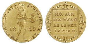 1 Ducat Regno dei Paesi Bassi (1815 - ) Oro 