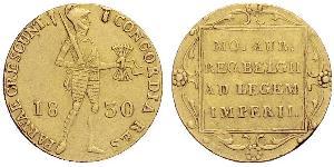 1 Ducat Regno dei Paesi Bassi (1815 - ) Oro 