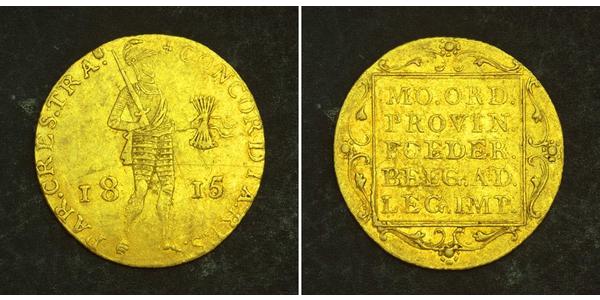 1 Ducat Regno dei Paesi Bassi (1815 - ) Oro William I of the Netherlands (1772 - 1843)