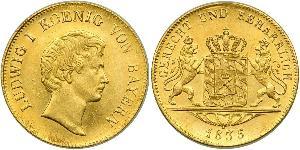 1 Ducat Regno di Baviera (1806 - 1918) Oro Ludovico I di Baviera (re)(1786 – 1868)