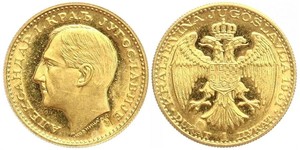 1 Ducat Regno di Jugoslavia (1918-1943) Oro Alexander I of Yugoslavia (1888 - 1934)