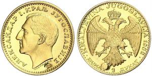 1 Ducat Regno di Jugoslavia (1918-1943) Oro Alexander I of Yugoslavia (1888 - 1934)