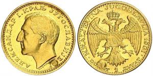 1 Ducat Regno di Jugoslavia (1918-1943) Oro Alexander I of Yugoslavia (1888 - 1934)