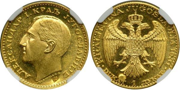 1 Ducat Regno di Jugoslavia (1918-1943) Oro Alexander I of Yugoslavia (1888 - 1934)
