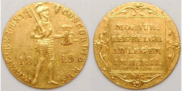 1 Ducat Reino de los Países Bajos (1815 - ) Oro 