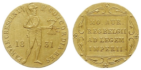 1 Ducat Reino de los Países Bajos (1815 - ) Oro 