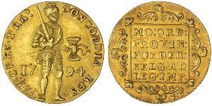 1 Ducat Repubblica delle Sette Province Unite (1581 - 1795) Oro 