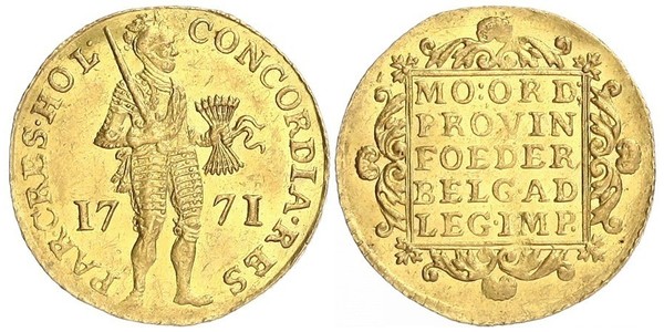 1 Ducat Repubblica delle Sette Province Unite (1581 - 1795) Oro 