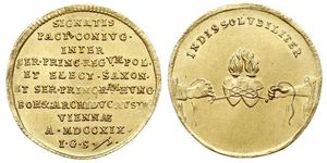 1 Ducat República de las Dos Naciones (1569-1795) Oro August ll Mocny