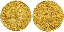 1 Ducat Sacro Romano Impero (962-1806) Oro Ferdinand III, Holy Roman Emperor (1608-1657)