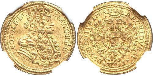 1 Ducat Sacro Romano Impero (962-1806) Oro Leopoldo I d