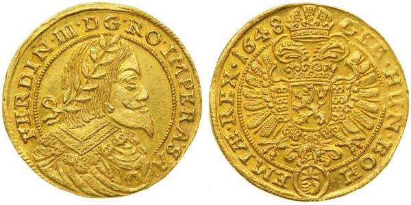 1 Ducat Sacro Romano Impero (962-1806) Oro Ferdinand III, Holy Roman Emperor (1608-1657)