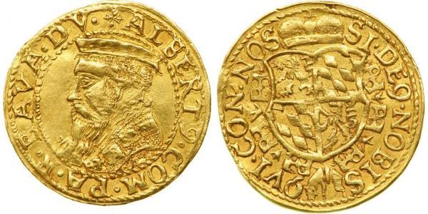 1 Ducat States of Germany Oro Alberto V de Baviera(1528 – 1579)