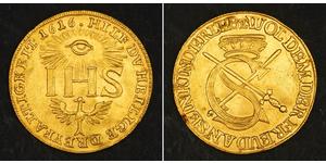 1 Ducat Stati federali della Germania Oro 