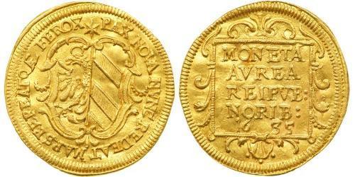 1 Ducat Stati federali della Germania Oro 