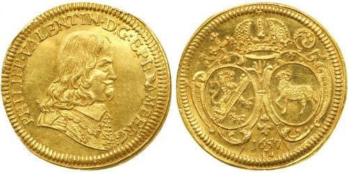 1 Ducat Stati federali della Germania Oro 