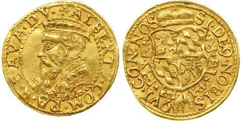 1 Ducat Stati federali della Germania Oro Alberto V di Baviera(1528 – 1579)
