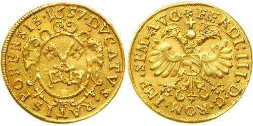 1 Ducat Stati federali della Germania Oro 