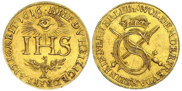 1 Ducat Stati federali della Germania Oro 