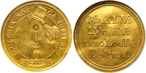 1 Ducat Stati federali della Germania Oro 