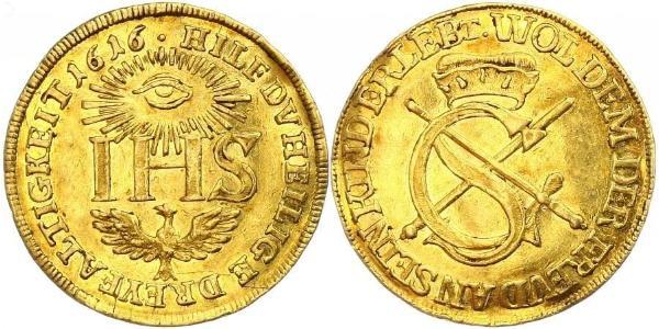 1 Ducat Stati federali della Germania Oro 