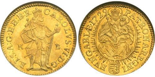 1 Ducat Ungheria (1989 - ) Oro Carlo VI del Sacro Romano Impero (1685-1740)