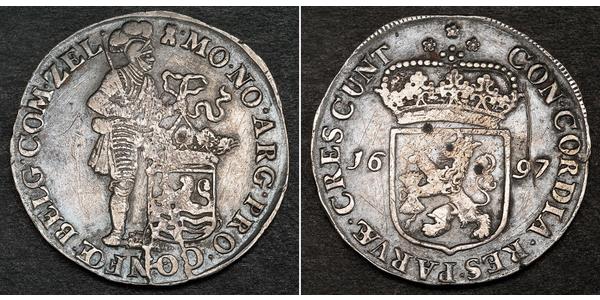 1 Ducat Republik der Sieben Vereinigten Provinzen (1581 - 1795) Silber 