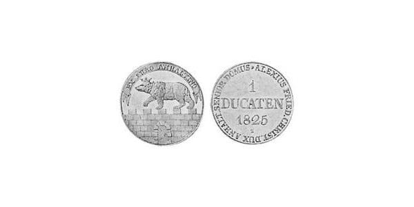 1 Ducat Anhalt-Bernburg (1603 - 1863) 金 Alexius Frederick Christian, Duke of Anhalt-Bernburg (1767 – 1834)