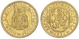 1 Ducat Czechoslovakia (1918-1992) 金 